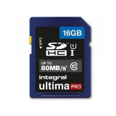 Карта памяти Integral Ultima Pro SDHC 16 Gb 80MB/s